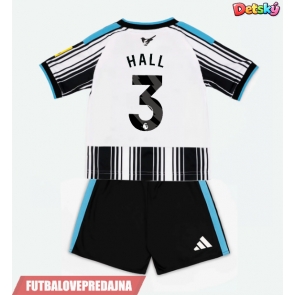 Lacne Dětský Futbalové dres Newcastle United Lewis Hall #3 2026-27 Krátky Rukáv - Domáci (+ trenírky)